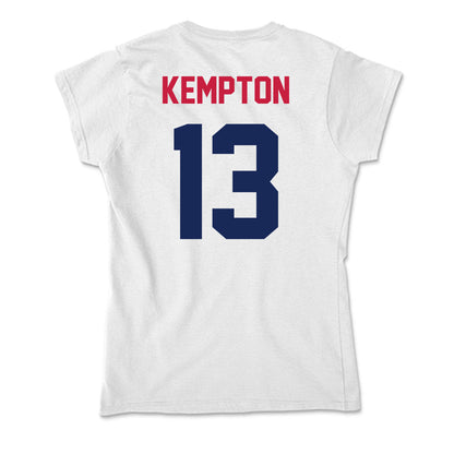 South Alabama - NCAA Women's Soccer : Peyton Kempton - Soft Style Women’s T-Shirt-1