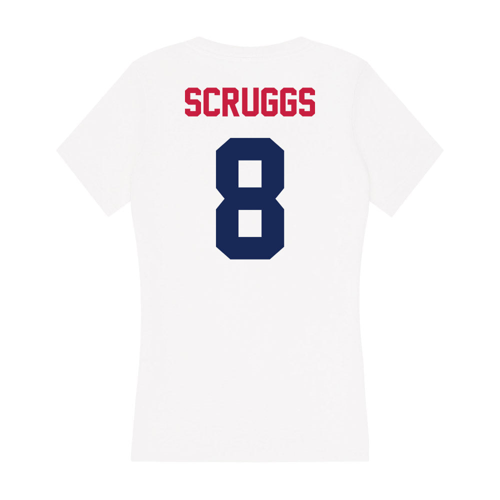 South Alabama - NCAA Football : Jordan Scruggs - Women's V-Neck T-Shirt-1