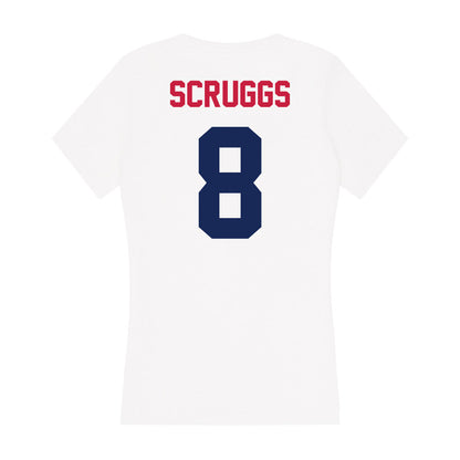 South Alabama - NCAA Football : Jordan Scruggs - Women's V-Neck T-Shirt-1