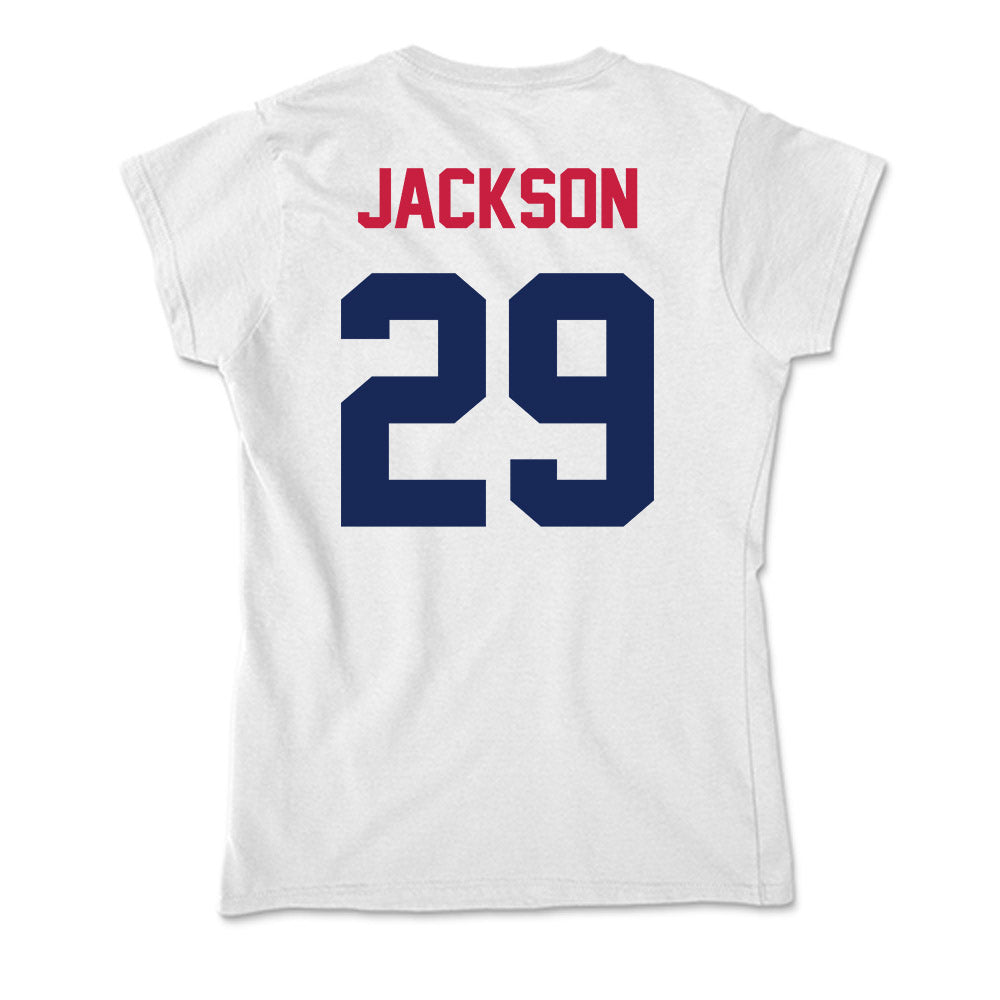 South Alabama - NCAA Football : Kaleb Jackson - Soft Style Women’s T-Shirt-1