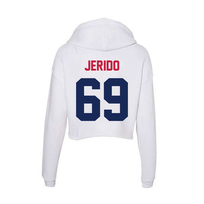 South Alabama - NCAA Football : Kenton Jerido - Women's Crop Fleece Hoodie-1