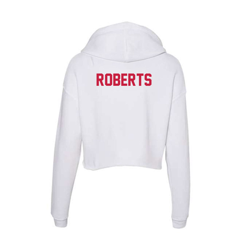 South Alabama - NCAA Men's Track & Field : Colin Roberts - Women's Crop Fleece Hoodie-1