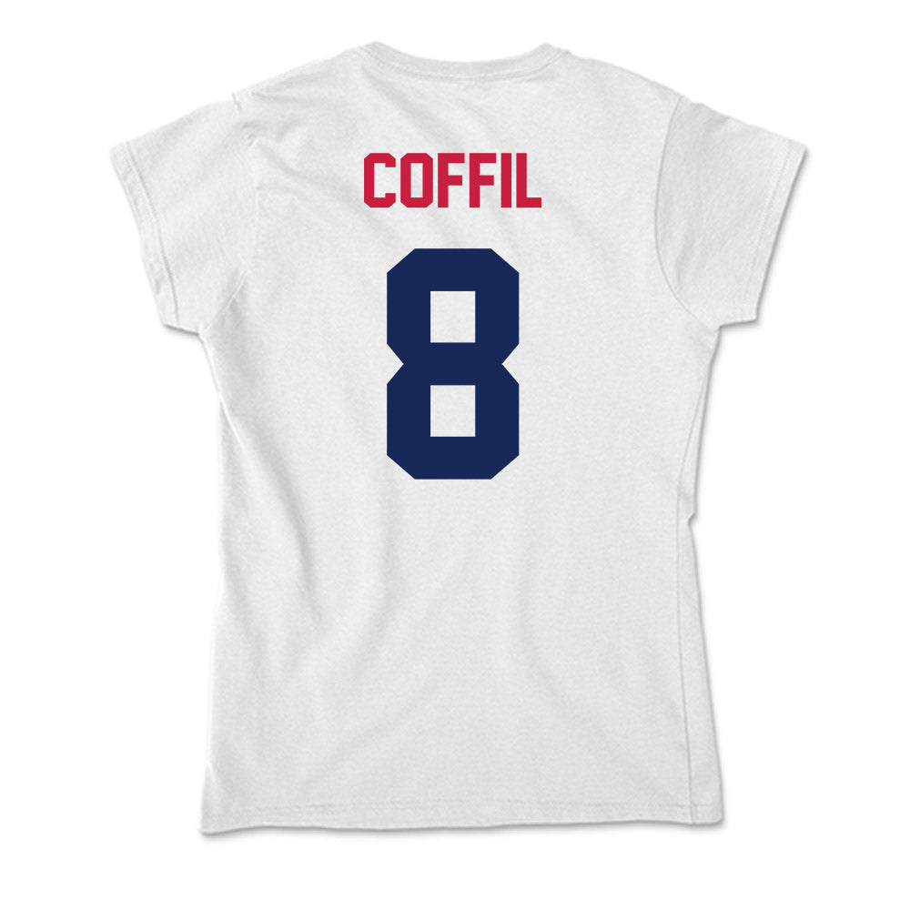 South Alabama - NCAA Women's Basketball : Terren Coffil - Soft Style Women’s T-Shirt-1