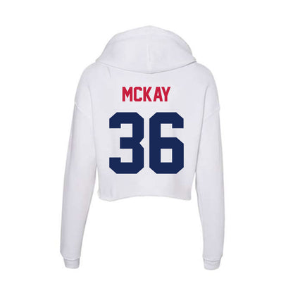 South Alabama - NCAA Football : Micah McKay - Women's Crop Fleece Hoodie-1