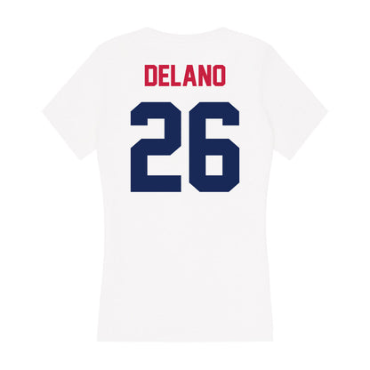 South Alabama - NCAA Baseball : Matthew DeLano - Women's V-Neck T-Shirt-1