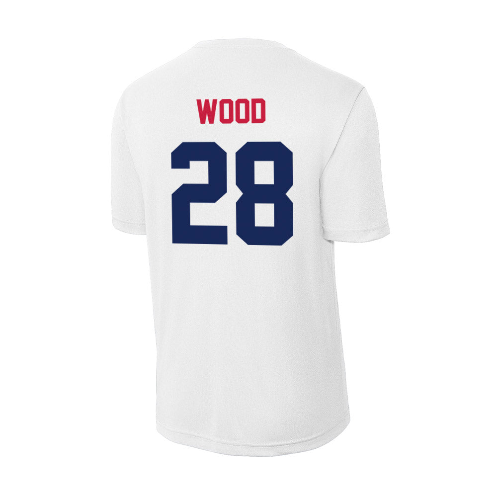 South Alabama - NCAA Baseball : Nathan Wood - Performance T-Shirt-1