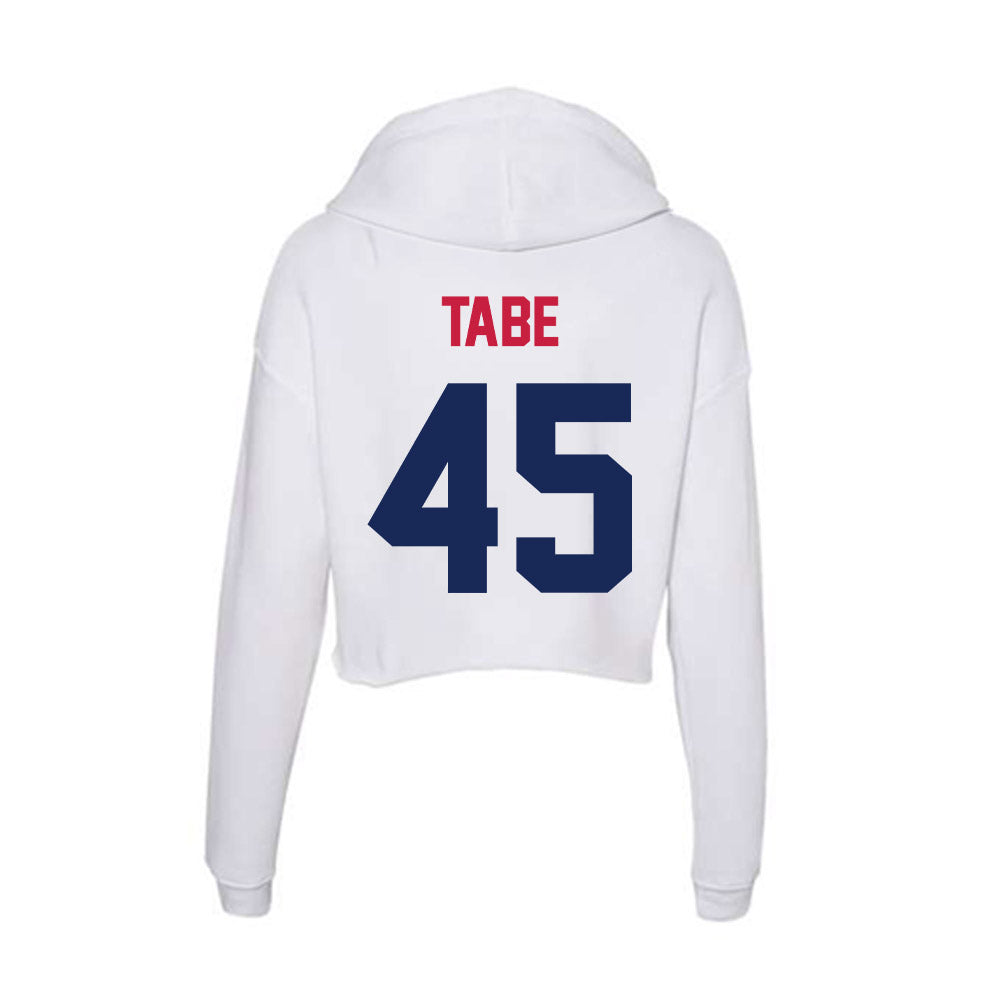 South Alabama - NCAA Men's Basketball : Samuel Tabe - Women's Crop Fleece Hoodie-1