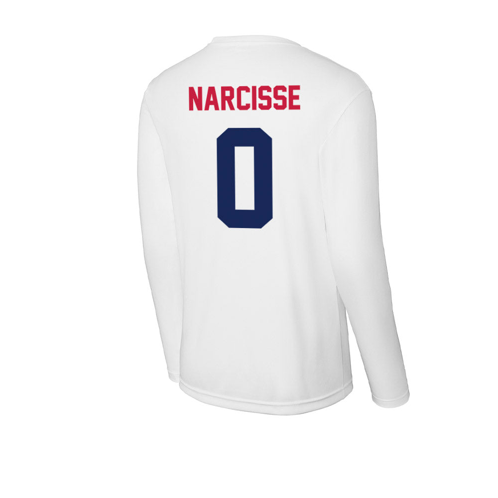 South Alabama - NCAA Women's Basketball : Chrysta Narcisse - Performance Long Sleeve T-Shirt-1