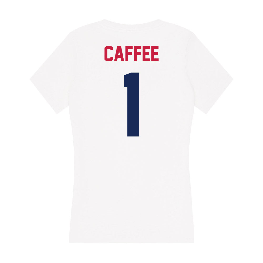 South Alabama - NCAA Football : Dashaun Caffee - Women's V-Neck T-Shirt-1