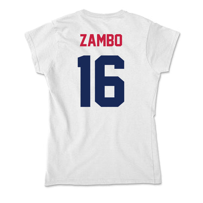 South Alabama - NCAA Baseball : Mason Zambo - Soft Style Women’s T-Shirt-1