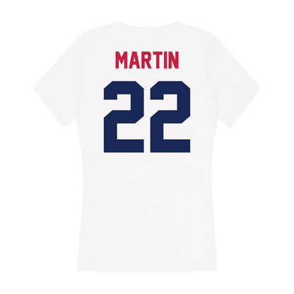 South Alabama - NCAA Football : PJ Martin - Women's V-Neck T-Shirt-1