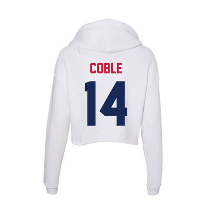 South Alabama - NCAA Softball : Ashleia Coble - Women's Crop Fleece Hoodie-1