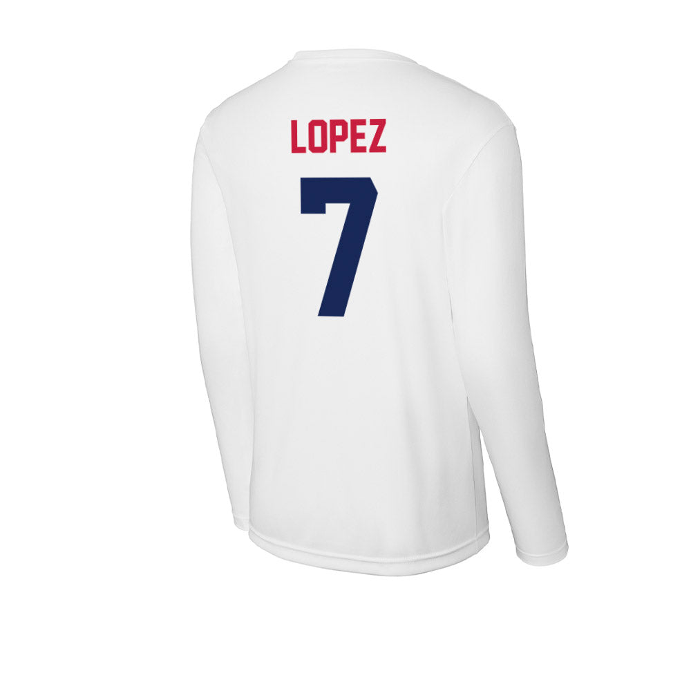 South Alabama - NCAA Football : Gio Lopez - Performance Long Sleeve T-Shirt-1