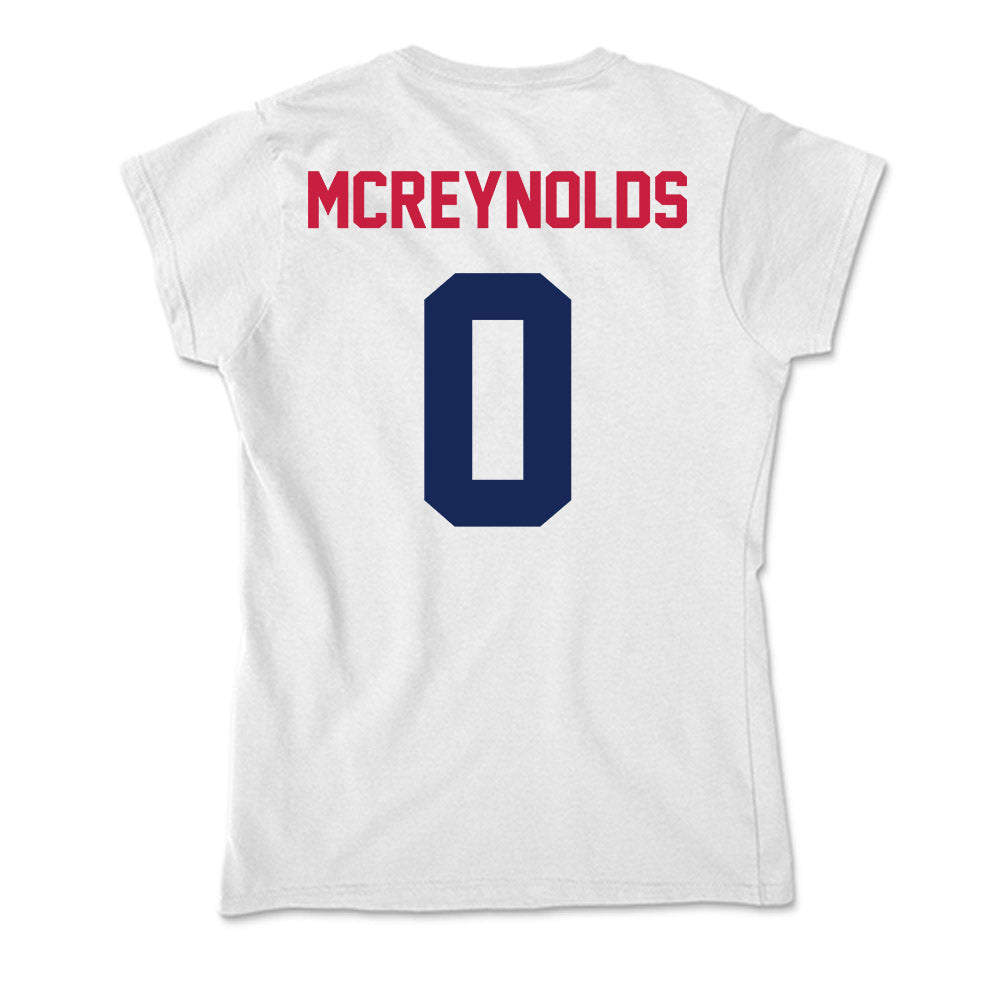 South Alabama - NCAA Football : Braylon Mcreynolds - Soft Style Women’s T-Shirt-1