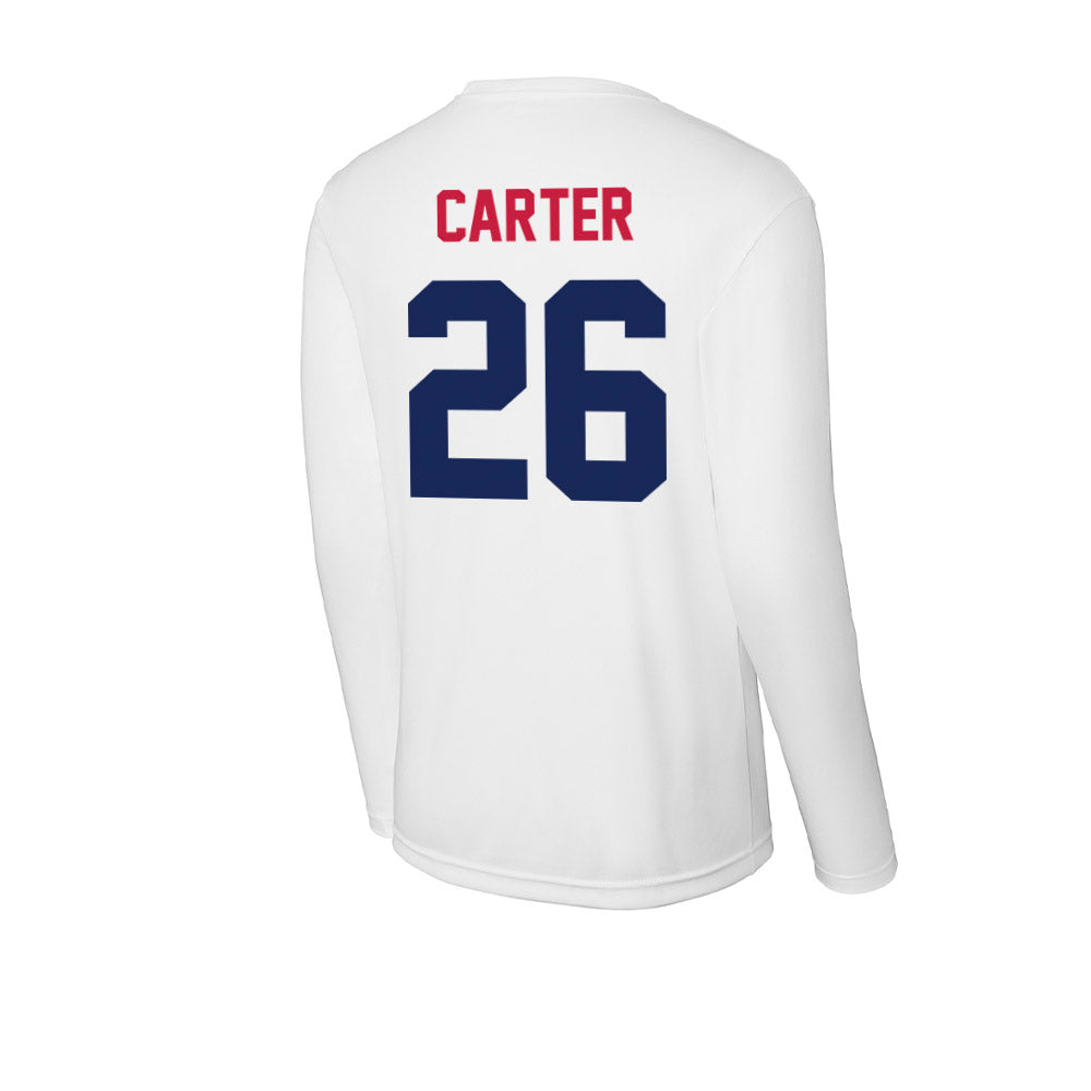 South Alabama - NCAA Football : Jonathon Carter - Performance Long Sleeve T-Shirt-1