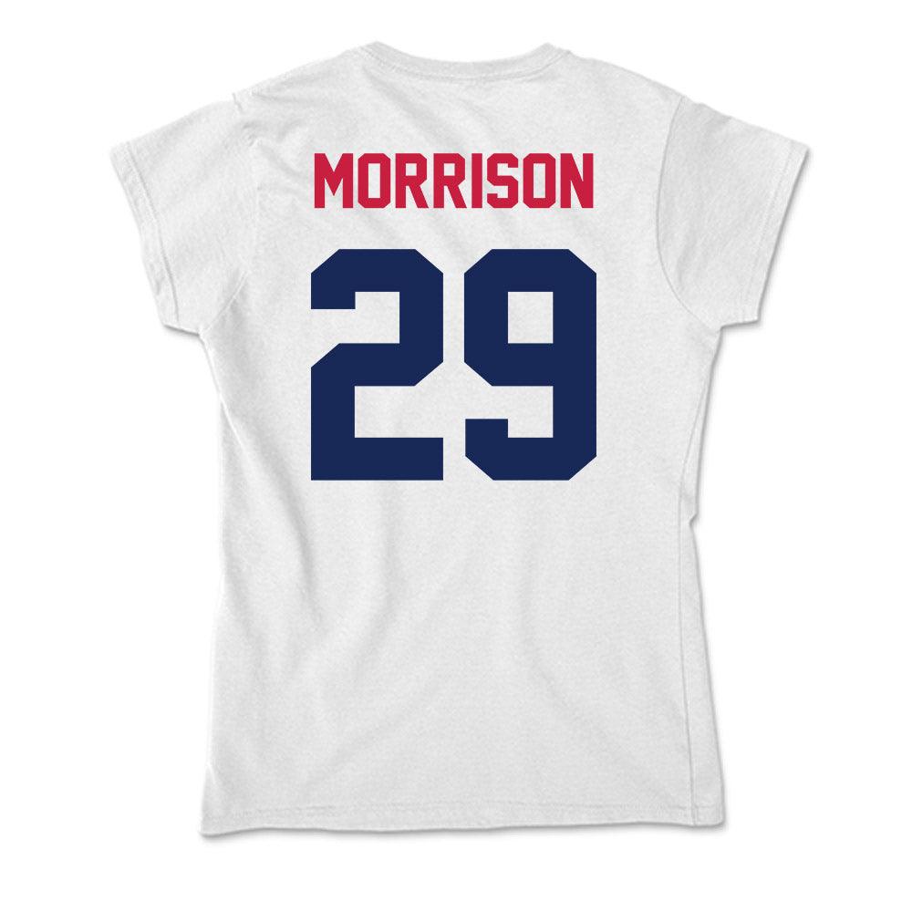 South Alabama - NCAA Baseball : Kyle Morrison - Soft Style Women’s T-Shirt-1