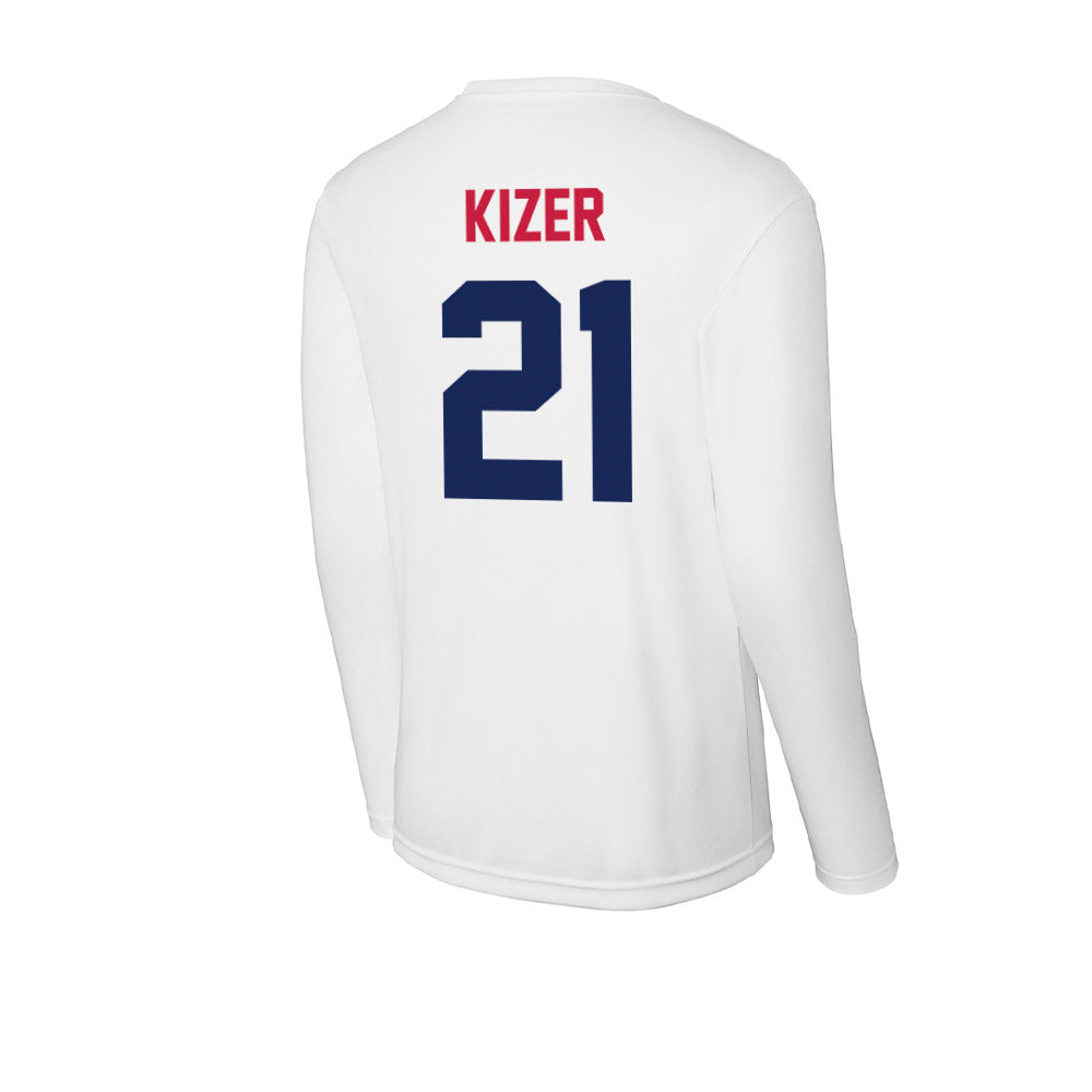 South Alabama - NCAA Men's Basketball : Ethan Kizer - Performance Long Sleeve T-Shirt-1