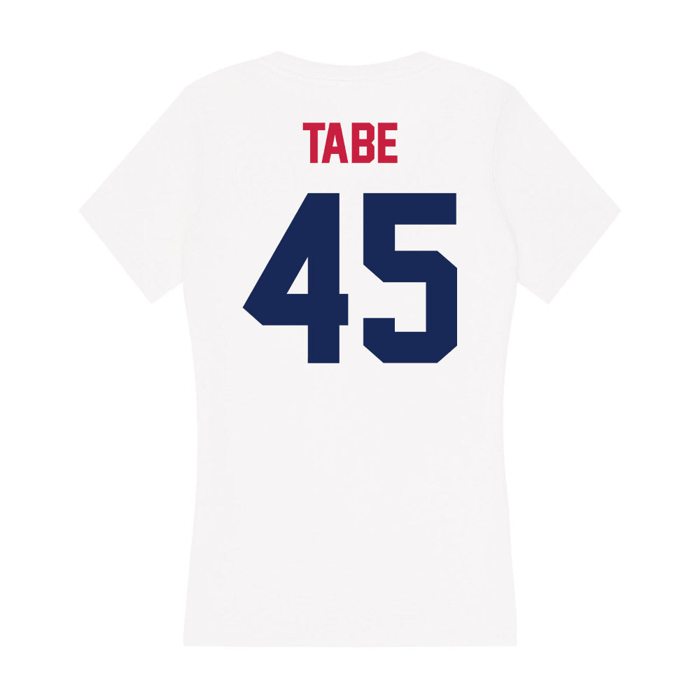 South Alabama - NCAA Men's Basketball : Samuel Tabe - Women's V-Neck T-Shirt-1