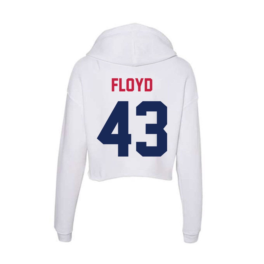 South Alabama - NCAA Baseball : Andrew Floyd - Women's Crop Fleece Hoodie-1