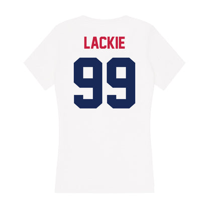 South Alabama - NCAA Softball : Olivia Lackie - Women's V-Neck T-Shirt-1