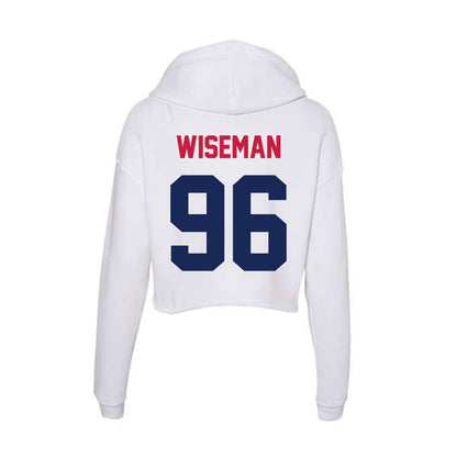 South Alabama - NCAA Football : Dominic Wiseman - Women's Crop Fleece Hoodie-1