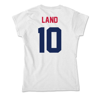 South Alabama - NCAA Men's Basketball : Maxwell Land - Soft Style Women’s T-Shirt-1