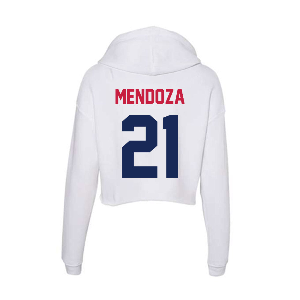 South Alabama - NCAA Softball : Sophia Mendoza - Women's Crop Fleece Hoodie-1