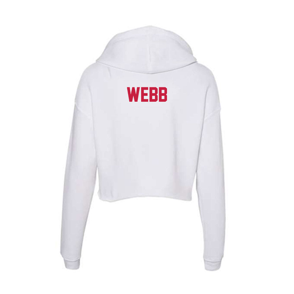 South Alabama - NCAA Men's Track & Field : Bo Webb - Women's Crop Fleece Hoodie-1