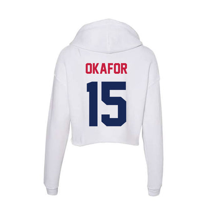 South Alabama - NCAA Women's Basketball : Princess Okafor - Women's Crop Fleece Hoodie-1