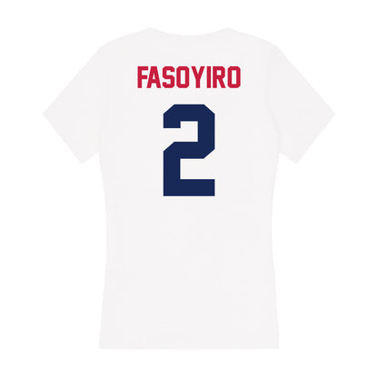 South Alabama - NCAA Men's Basketball : Dylan Fasoyiro - Women's V-Neck T-Shirt-1