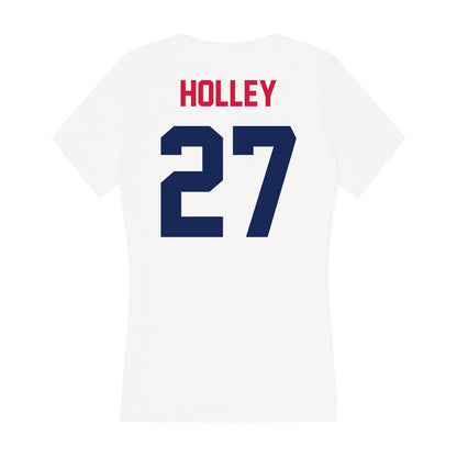 South Alabama - NCAA Softball : Brea Holley - Women's V-Neck T-Shirt-1