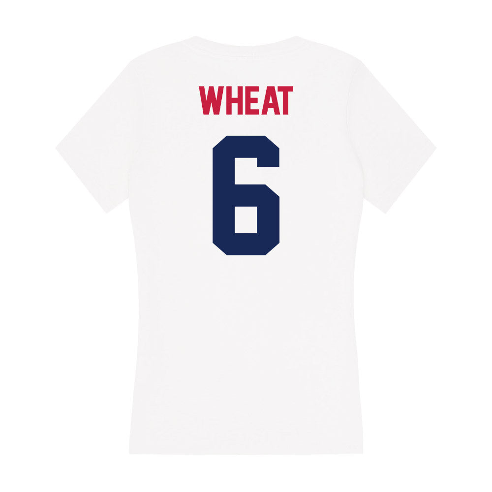 South Alabama - NCAA Men's Basketball : Jj Wheat - Women's V-Neck T-Shirt-1