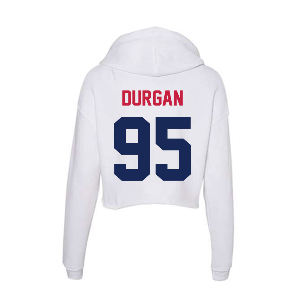 South Alabama - NCAA Football : Jalyn Durgan - Women's Crop Fleece Hoodie-1