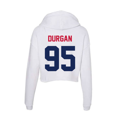South Alabama - NCAA Football : Jalyn Durgan - Women's Crop Fleece Hoodie-1