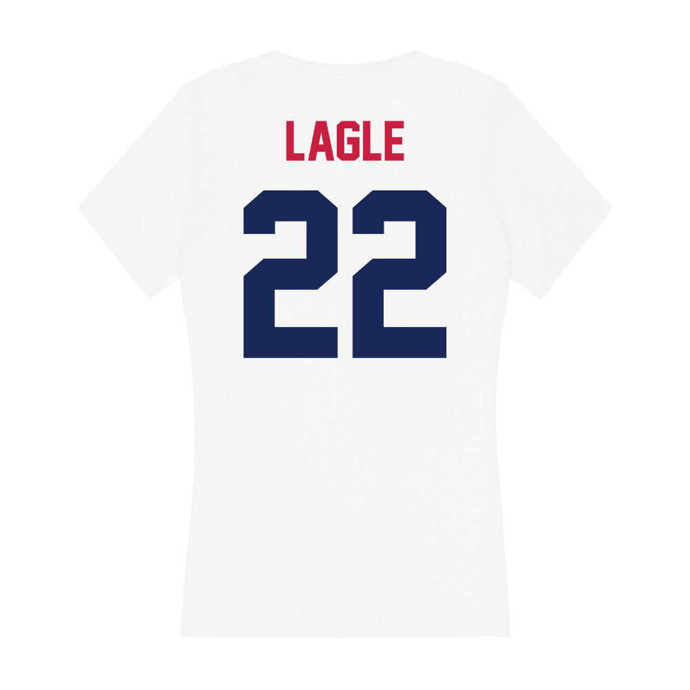 South Alabama - NCAA Softball : Madison Lagle - Women's V-Neck T-Shirt-1