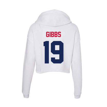 South Alabama - NCAA Football : Rodrecas Gibbs - Women's Crop Fleece Hoodie-1