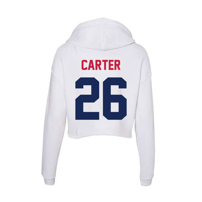 South Alabama - NCAA Football : Jonathon Carter - Women's Crop Fleece Hoodie-1