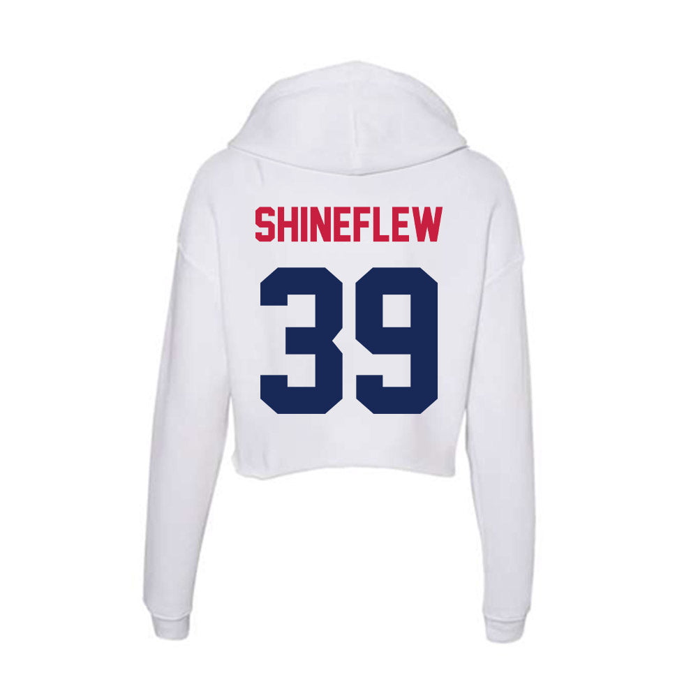 South Alabama - NCAA Baseball : Jaxon Shineflew - Women's Crop Fleece Hoodie-1