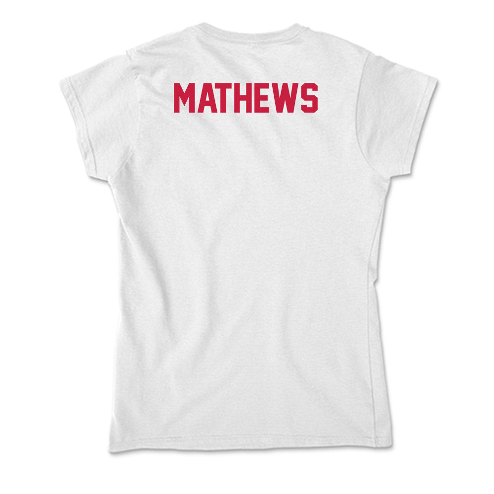 South Alabama - NCAA Women's Track & Field : Morgan Mathews - Soft Style Women’s T-Shirt-1