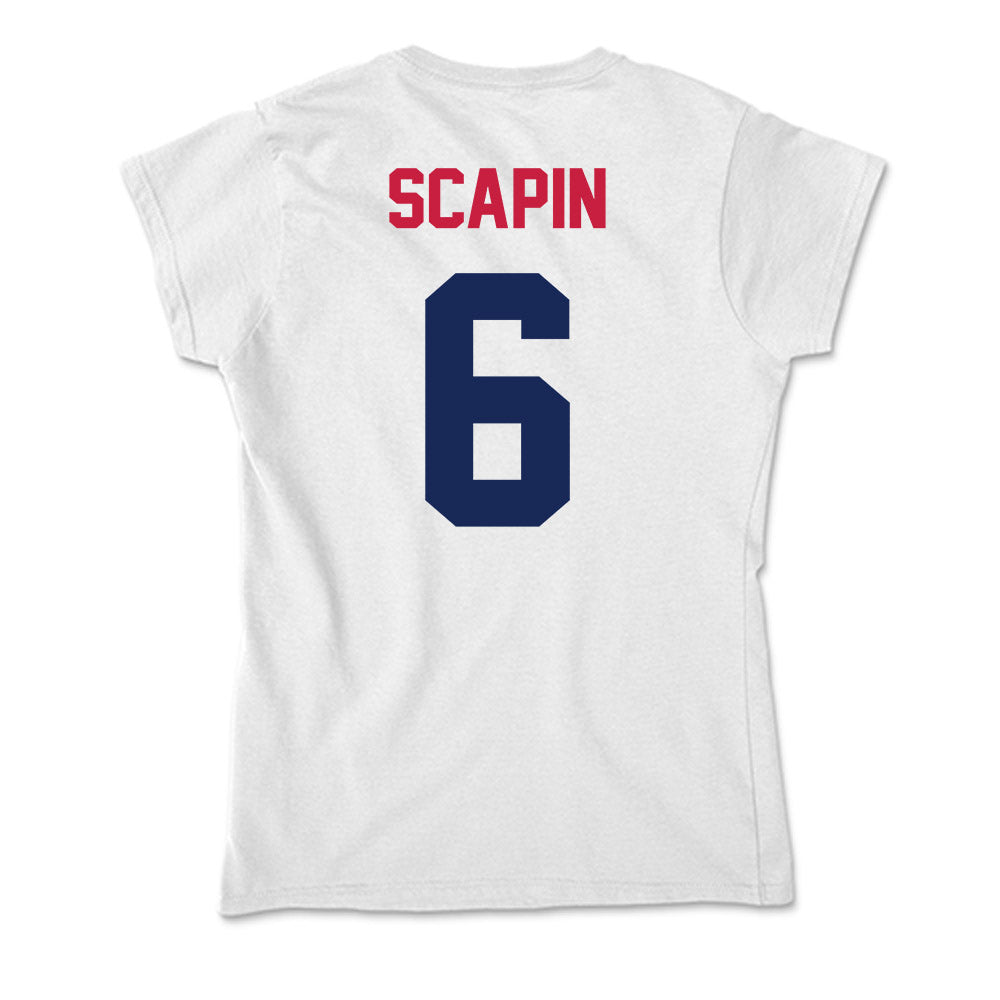  - NCAA Softball : Sydney Scapin - Soft Style Women’s T-Shirt-1