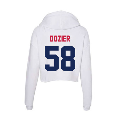 South Alabama - NCAA Football : Hayden Dozier - Women's Crop Fleece Hoodie-1