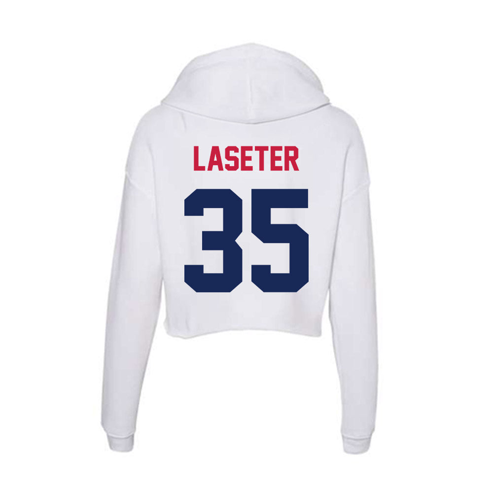 South Alabama - NCAA Football : Matthew Laseter - Women's Crop Fleece Hoodie-1