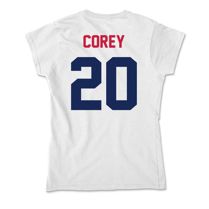 South Alabama - NCAA Men's Basketball : Myles Corey - Soft Style Women’s T-Shirt-1