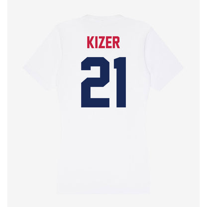 South Alabama - NCAA Men's Basketball : Ethan Kizer - Women's V-Neck T-Shirt-1