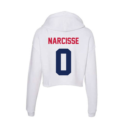 South Alabama - NCAA Women's Basketball : Chrysta Narcisse - Women's Crop Fleece Hoodie-1