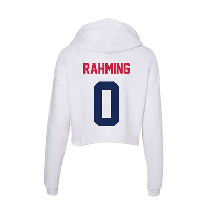 South Alabama - NCAA Men's Basketball : Cantia Rahming - Women's Crop Fleece Hoodie-1