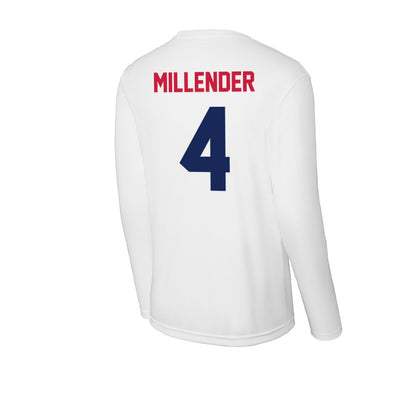 South Alabama - NCAA Men's Basketball : Smurf Millender - Activewear Long Sleeve T-Shirt-1
