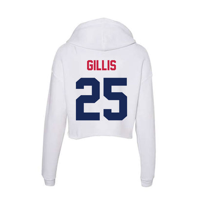 South Alabama - NCAA Baseball : John Gillis - Women's Crop Fleece Hoodie-1