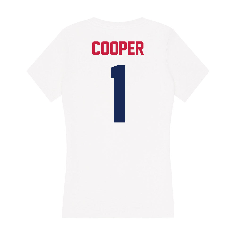 South Alabama - NCAA Men's Basketball : Jayden Cooper - Women's V-Neck T-Shirt-1