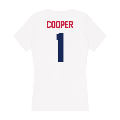 South Alabama - NCAA Men's Basketball : Jayden Cooper - Women's V-Neck T-Shirt-1